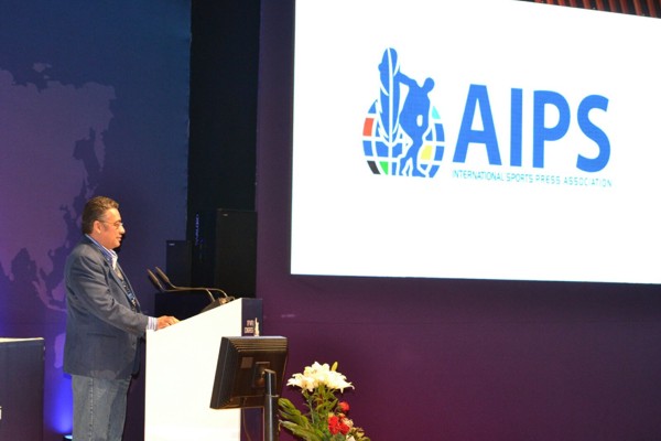 Vicepresidente de AIPS América, en asamblea de FEMECRODE, en Tijuana