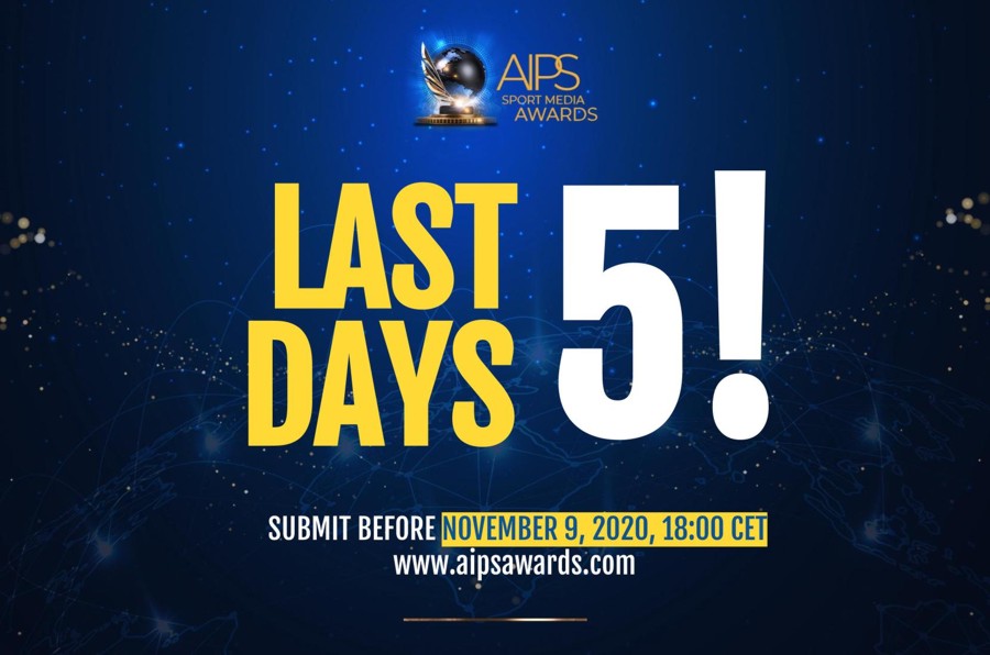 Aún hay tiempo para tomar parte de los AIPS Sport Media Awards