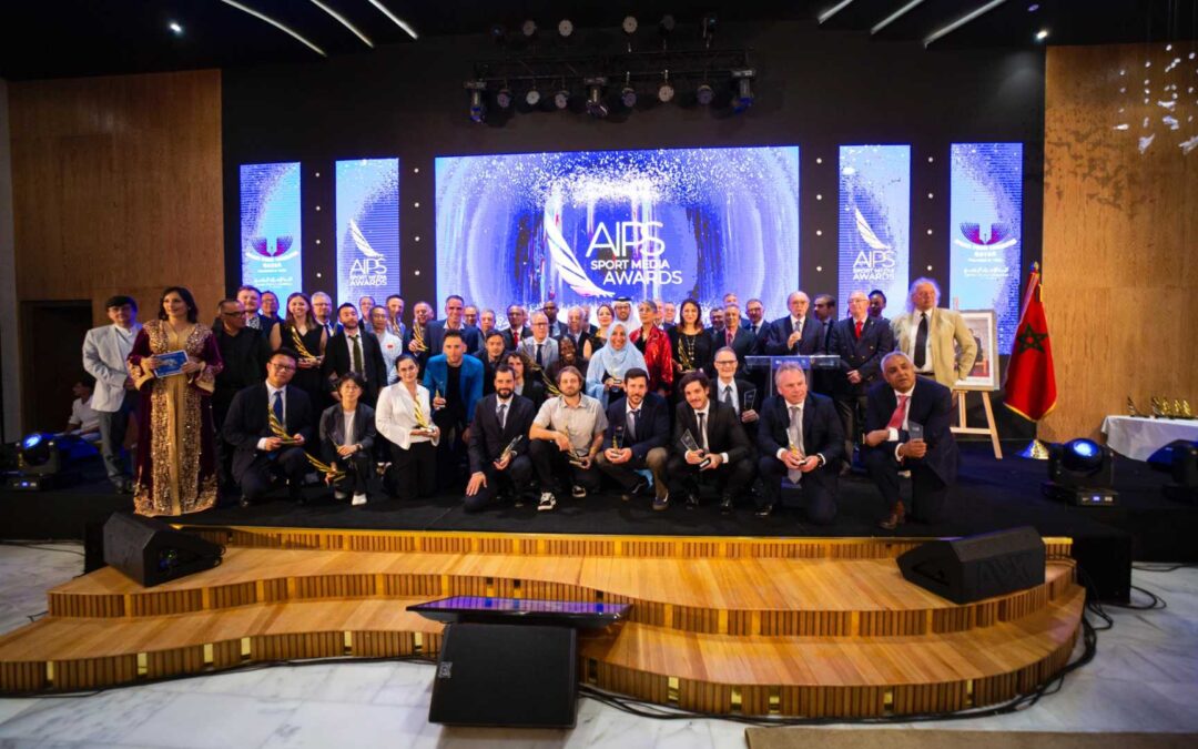 Los premios AIPS Sport Media Awards honran a los mejores periodistas del año en una ceremonia especial en Rabat.
