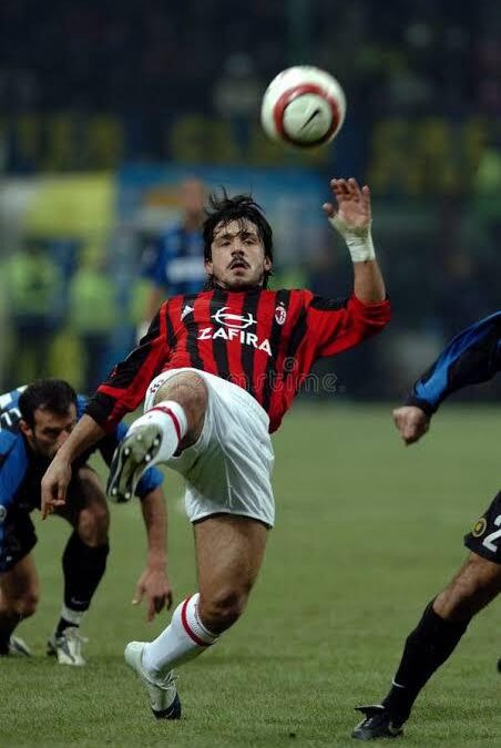 CENTRO AL ÁREA: Gattuso, el indomable.