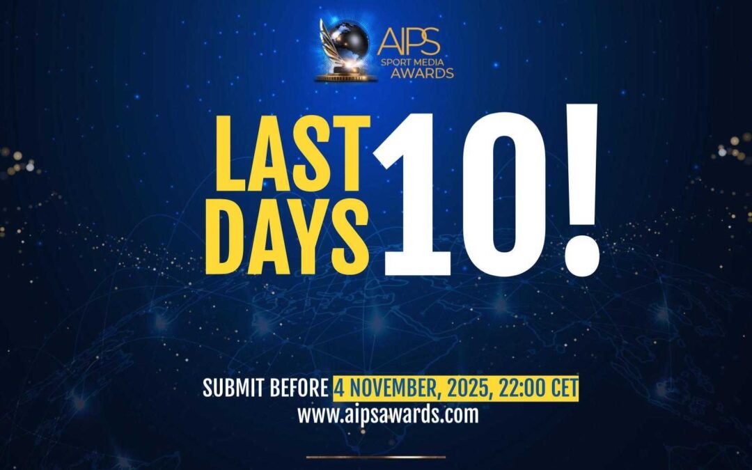 ¡Últimos días para participar en los Premios AIPS 2025!